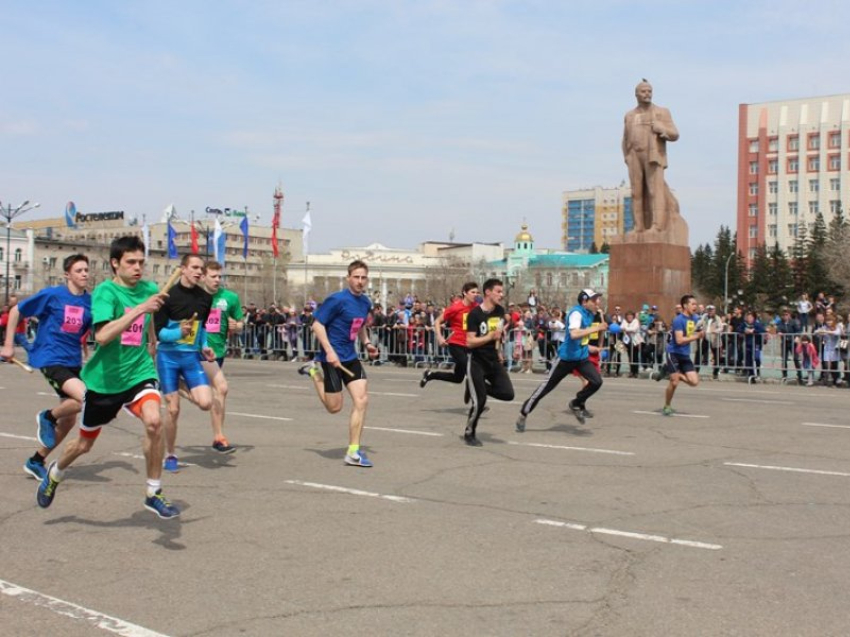 Традиционная первомайская легкоатлетическая эстафета пройдет в Чите 